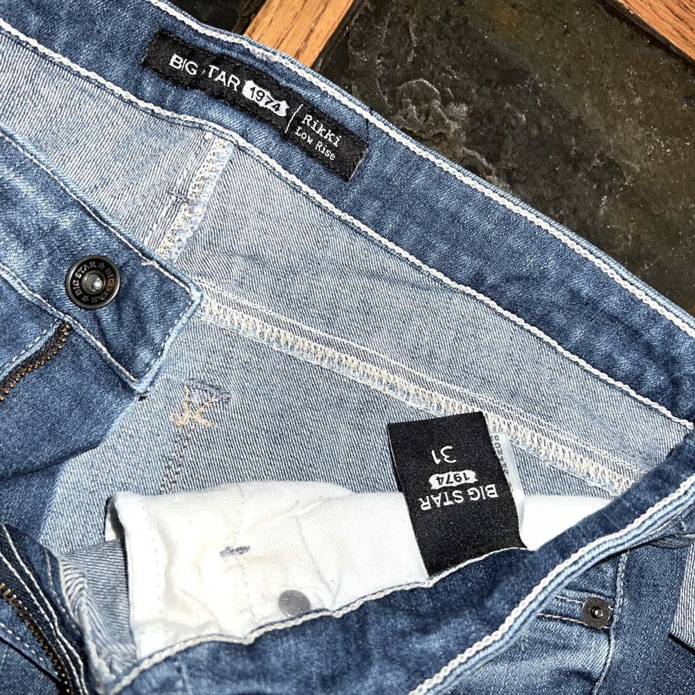 Big Star Rikki straight leg jeans size 31L